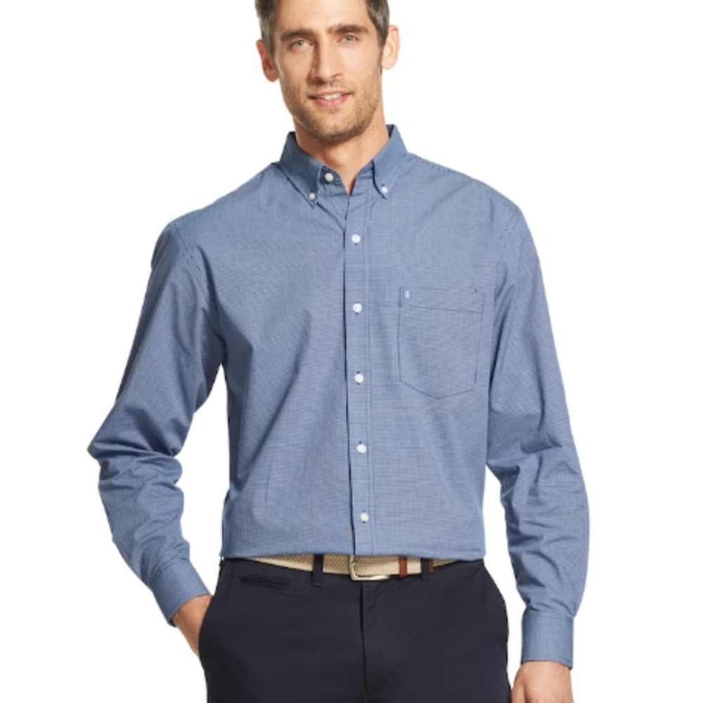 Izod Premium Essential Button Down Shirt Sz XXL